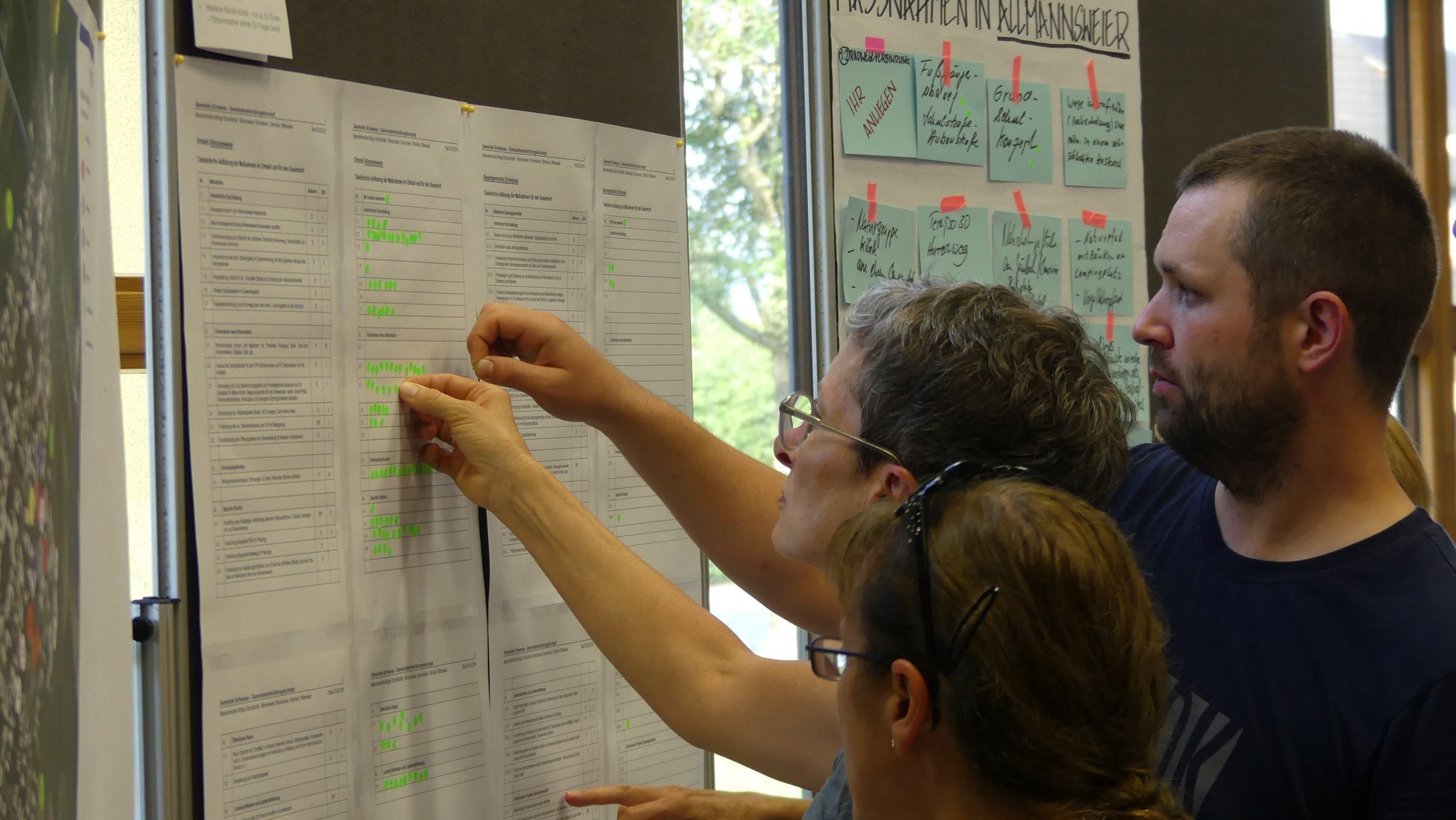 Bürgerwerkstatt in der Silberberghalle in Allmannsweier